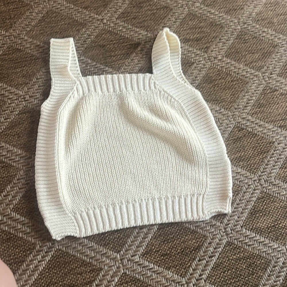 Massimo Dutti Crochet tank top